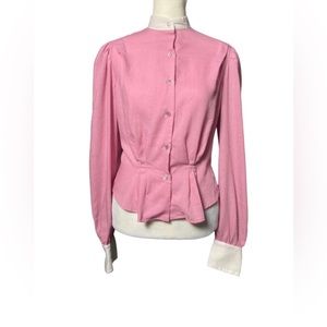 Super RARE Italian 60s Mod Blouse